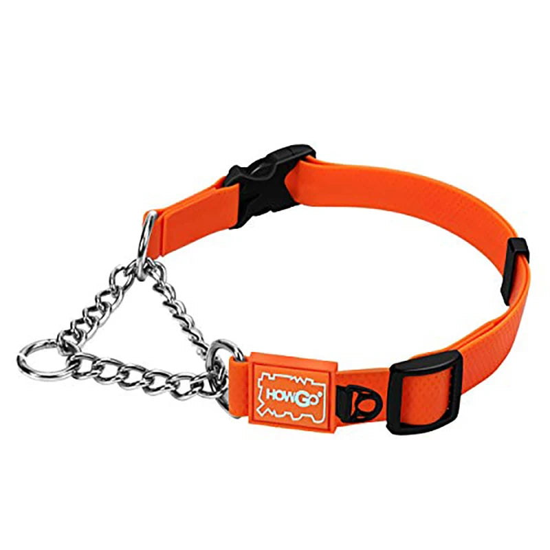 Adjustable Dog Martingale Collar Training Collar Chain No Pull Pet Chocker Waterproof Walking Outdoor for Small Medium Large Dog