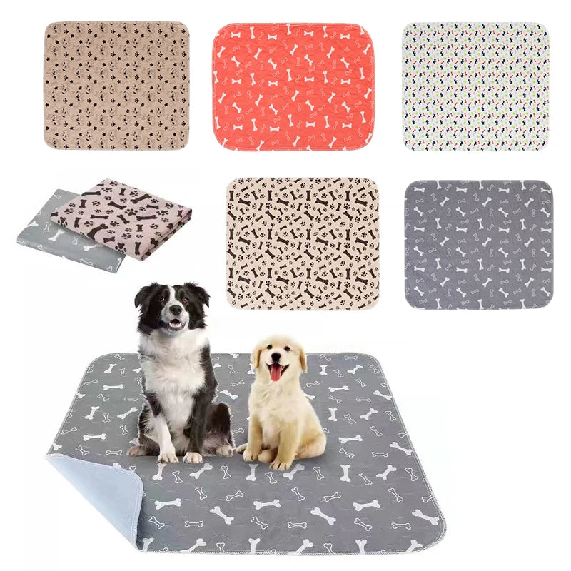 Pheromone-Infused Puppy Pads, Reusable Dog Training Pee Mats, Robust 4-Layer Leak-Proof Padding with Anti-Slip Base