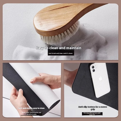 VIKAMA Cartoon Pet Diatomaceous Earth Mat Water-Absorbent Quick-Drying Non-Slip Mat Cat Litter Mat Cat Dining Mat Home Decor