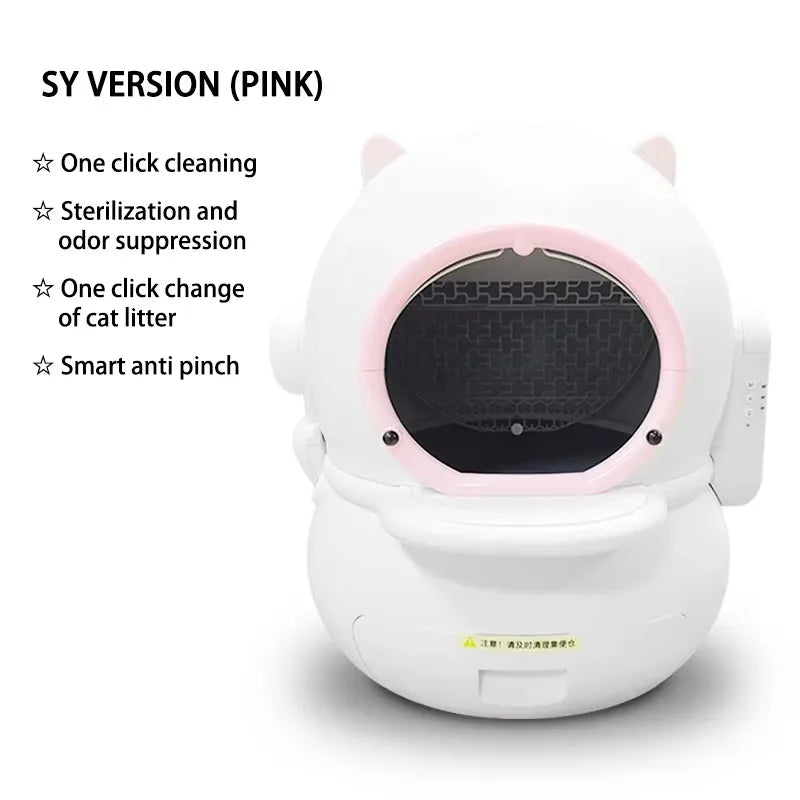 Automatic Cat Box Large Capacity Cat Toilet Drawer Type Easy To Clean
