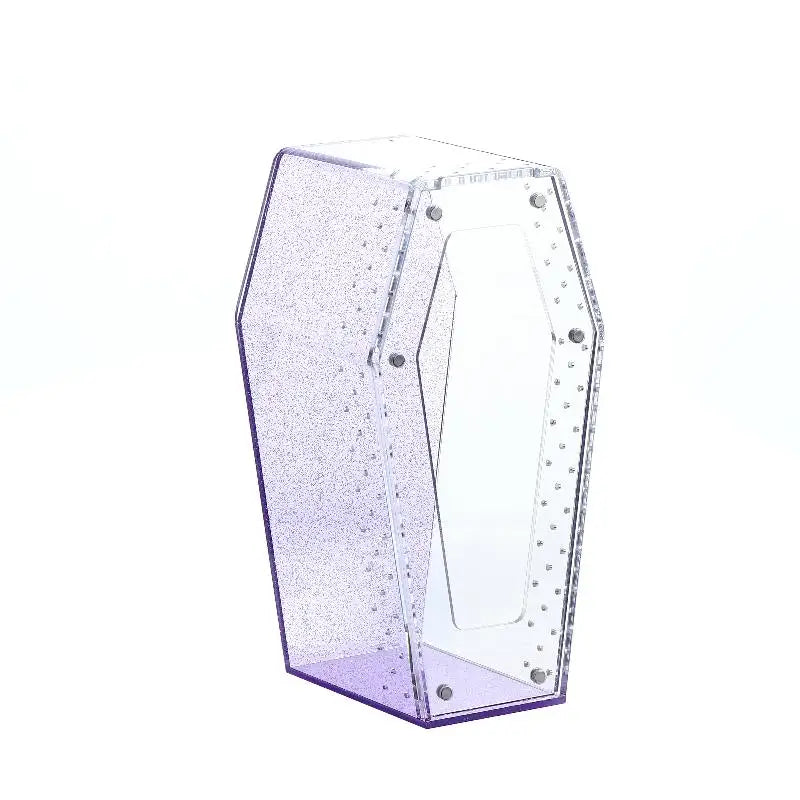 Acrylic Transparent Reptile Enclosure Insect Spider Lizard Feeding Cage Reptile Breeding Box Ventilation Arboreal Enclosure Case