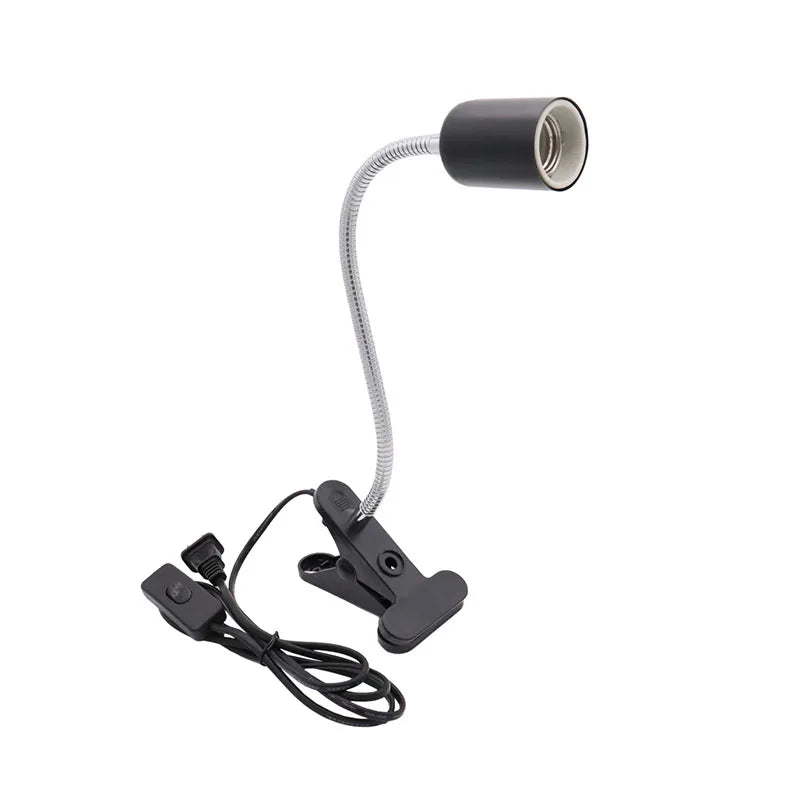 Reptile Heat Lamp UVA UVB Light Rotatable Basking Spot Light Simulated Sunlight For Turtle Lizard Clip-on Lamp Holder 25-75W