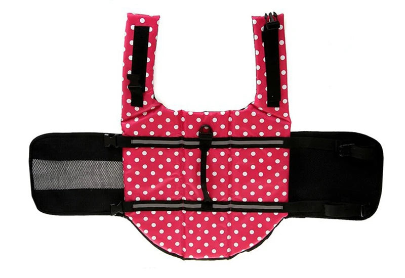 Seaside Big Dog Swimming Life Jacket Vest for Medium Large Dogs Summer Safety Pet Clothes Golden Retriever Shepherd Pug Swimwear