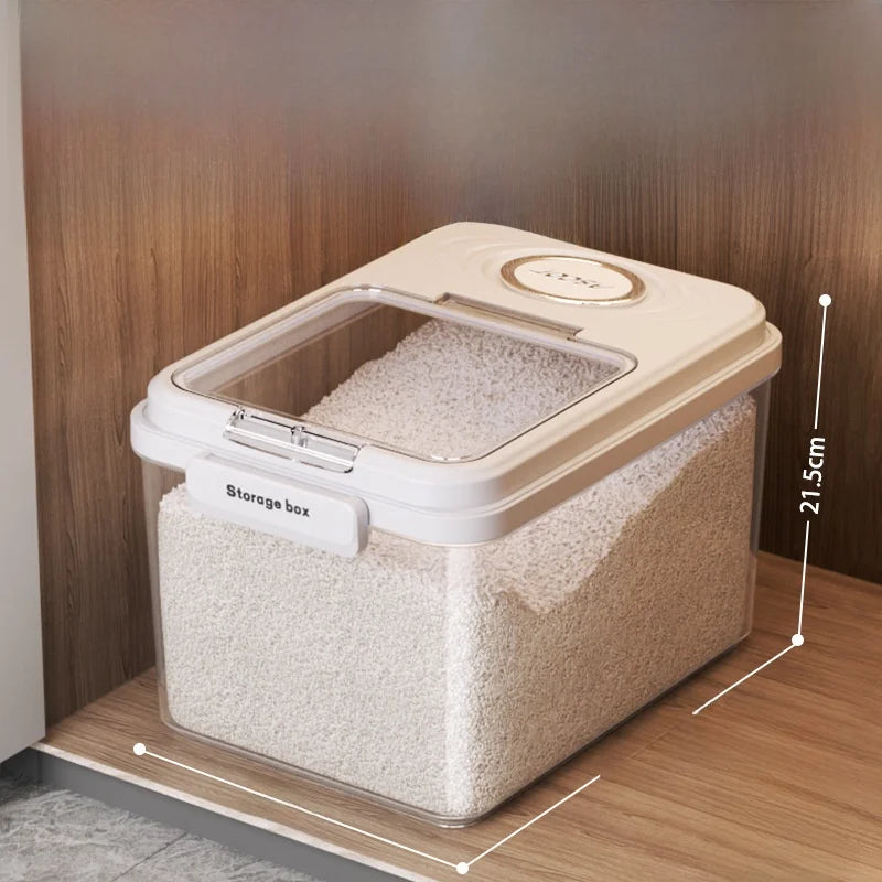 Large Capaci Sed Rice Storage Box Household Kitchen Storage Container for Rice And Flour Anti-Bug And Moisture Proof