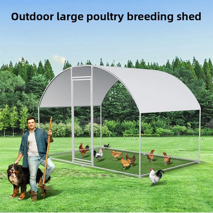 Outdoor Large-scale Chicken Duck Breeding Shed Nests Weatherproof Farm Poultry Cages Simple Breathable Pet Supplies Accessories