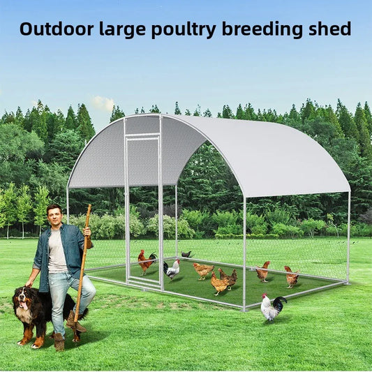 Outdoor Large-scale Chicken Duck Breeding Shed Nests Weatherproof Farm Poultry Cages Simple Breathable Pet Supplies Accessories