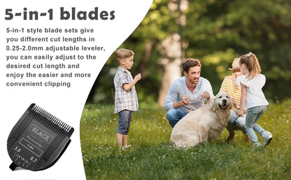 Dog Pet Horse Grooming 5in1 Diamond Blade For Wahl Professional Animal Clippers Arco,Bravura,Chromado,Creativa,Figura,Motion