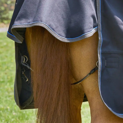 Elastic Horse Blanket Straps with Double Ended Clips Adjustable Length 21" to 28" Stretchy Leg Straps for Horse Blanket