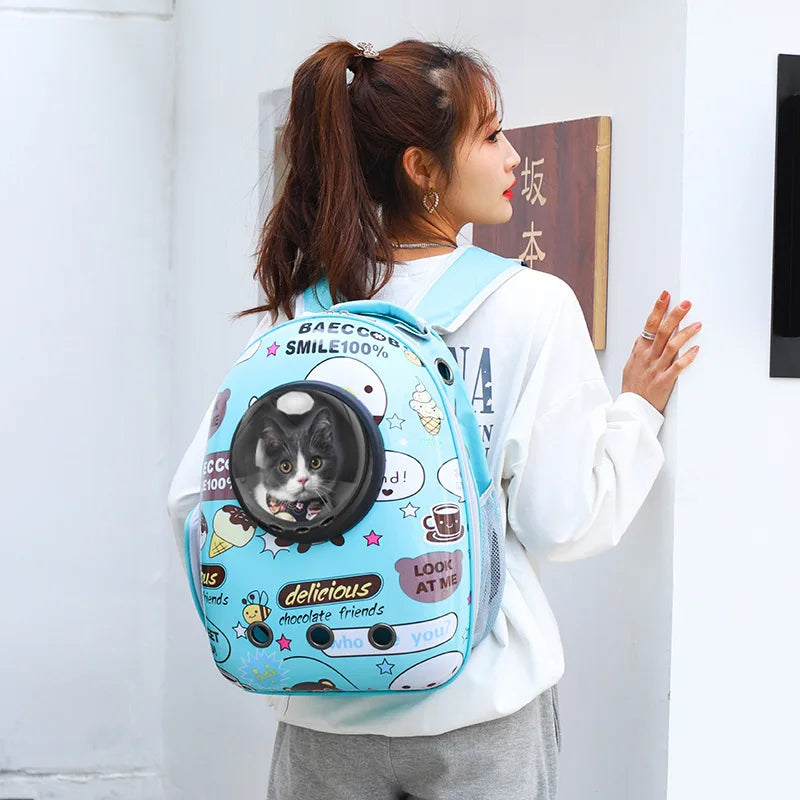 Shoulder Capsule Pet Bag, Go Out Portable Backpack, Cat Bag, Cat Supplies, Travel Bag, Carrier Space, Wholesale, New
