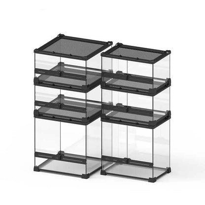 Best Tempered Glass Pet Reptile Enclosure Terrarium Glass Containers Paludarium Tank For Pets