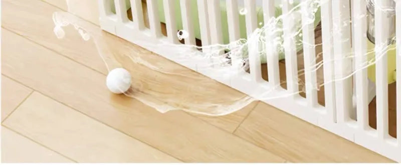 Indoor Outdoor Dog Enclosure Plastic Modular Pet Guardrail with Top Cage Pet Home Products Ventilation Accessories Dog Fences