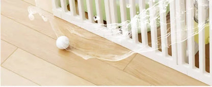 Indoor Outdoor Dog Enclosure Plastic Modular Pet Guardrail with Top Cage Pet Home Products Ventilation Accessories Dog Fences