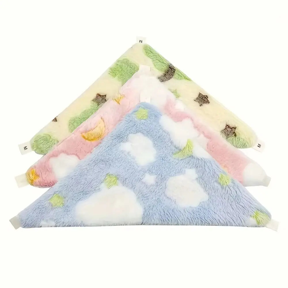 Fashion Hanging Small Pet Cage Flannel Velvet Warm Pet Hammock Breathable Squirrel Beds for Sugar Glider Parrot Hamster