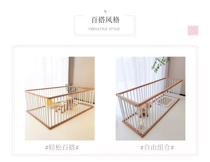 Dog Cage Strong and Durable Smooth Dogs Pets Indoor Fence Anti-rust Dog Fences Creative Design Easy Install Pet Product Supplies