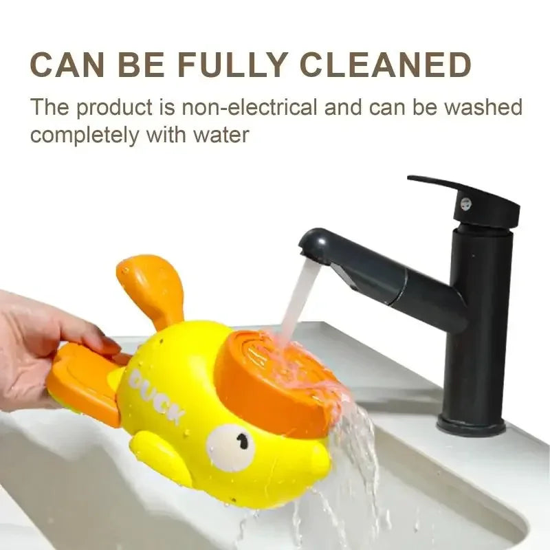 Interactive Dog Toy Pet Automatic Food Treat Dispenser Cartoon Duck Design Slow Food Pet Snack Feeder for Dog Training