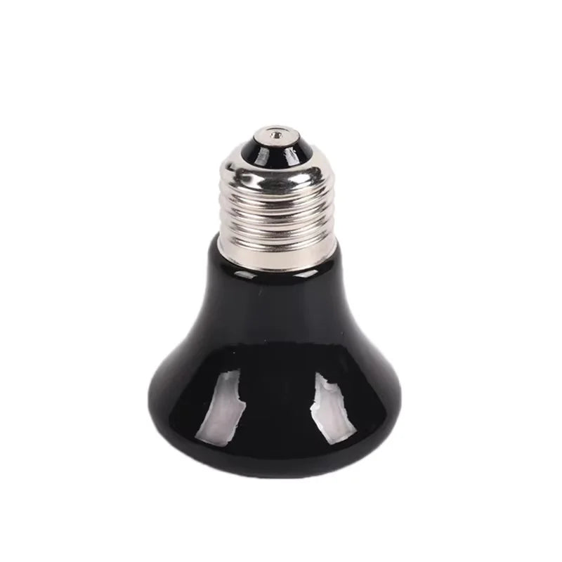 E27 Pet Heating Lamp for Turtle Snake lizard Infrared Ceramic Heat Light Reptile Lamp Anti-Scald Cage Protects Chicks UK Plug