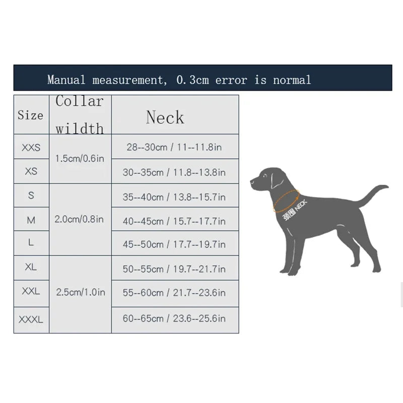 Truelove Pet Dog Collar Nylon  and Reflective Materials Widened and Comfortable Version Suitable for Dogs of All Sizes TLC50121