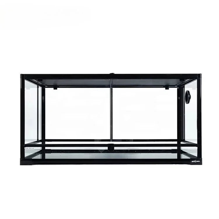 50 Gal 189 L Reptile Tank With Full Glass Sides Custom  Reptile Habitat Products Black Reptile Terrarium Cage