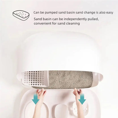 Mochi cat litter box fully enclosed pet supplies cat toilet drawer large cat litter box cat supplies
