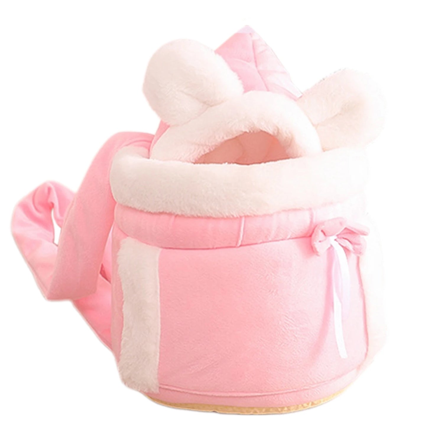 Winter Warm Cat Backpack Soft Cozy Cute Plush Pets Cage All In 1 Style Cat Bag Carrier Bag For Outdoor Travel Pet Accessories