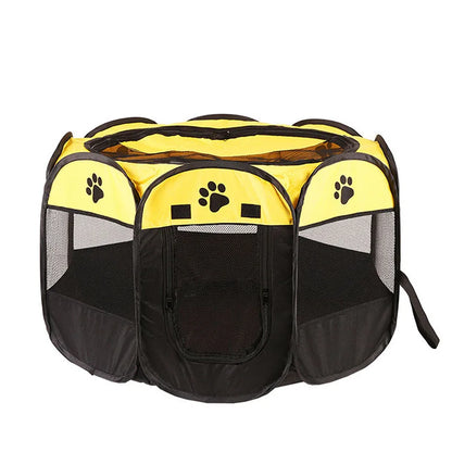 Pet nest pet dog cat delivery room foldable cat nest pet fence tent octagonal cage pet supplies