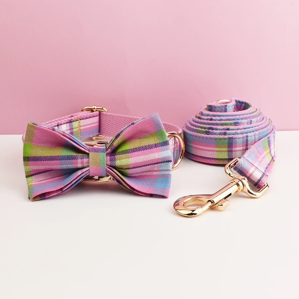 Luxury Dog Leash and Collar ，retractable walking collar for small and big pet .