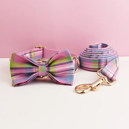 Luxury Dog Leash and Collar ，retractable walking collar for small and big pet .