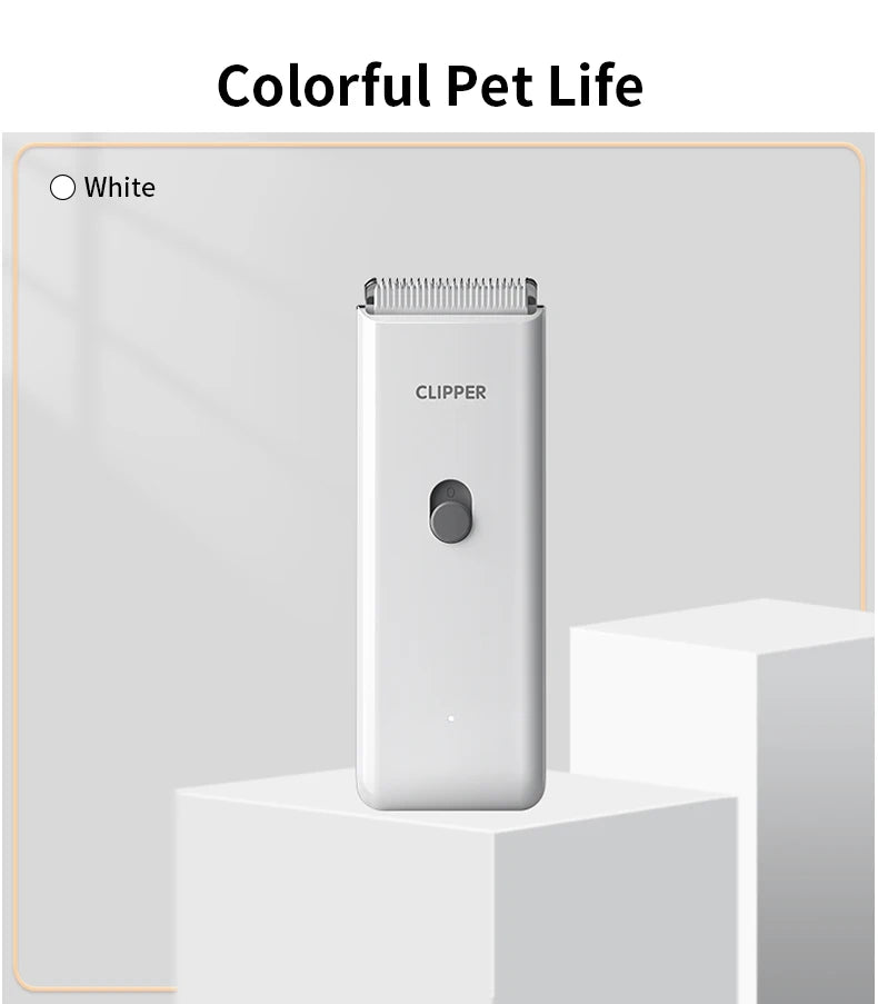 Pet grooming hospital for cats and dogs, low-noise electric push shear, electric waterproof, professional wireless shaving