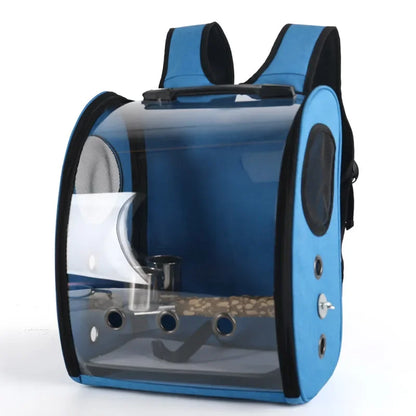Pet Bird Cage House Parrot Carrier with Feeders Bird Large Space Travel Bag Breathable Portable Bird Cage Accessories