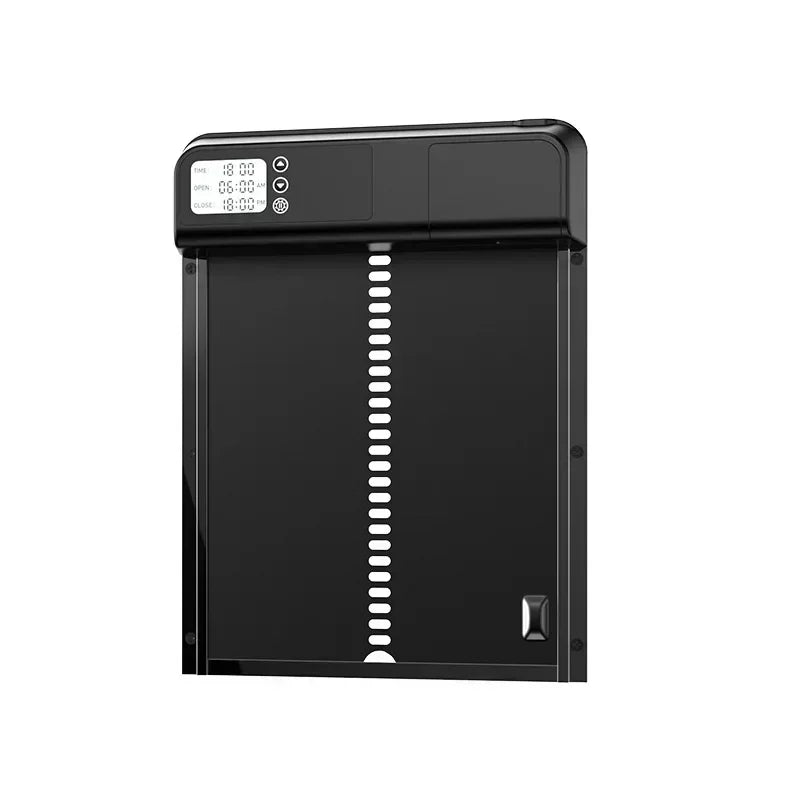 Automatic Chicken Coop Door Induction Electric Metal Intelligent Timing Automatic Opening&Closing Coop Door Farm Management Tool