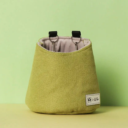 Opening Winter Sugar Glider Pouch Cloth/Plush Hanging Hamster Hanging Bed Soft with Hook Squirrel Bed Cage Autumn
