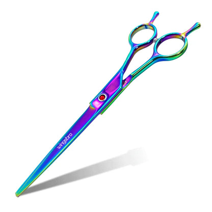 Pet Grooming Scissors   7inch Right and Left Hand Curved Scissors For Dog Grooming