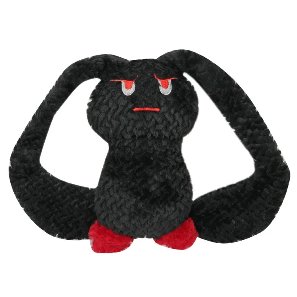 Portable Long Eared Rabbits Pet Stuffed Animal Bite-Resistant Dog Chew Tooth Cleaning Soft Gnawing Puppy Medium Small Dog