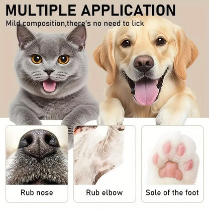 45g Pet Claw Care Cream, Coconut Oil and Niacinamide Pet Claw Cream - Deep Moisturizing, Non-Greasy, Quickly Relieves Dry Claw