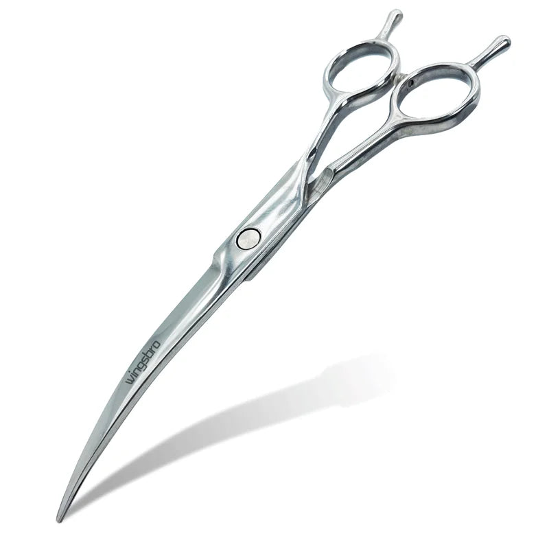 Pet Grooming Scissors   7inch Right and Left Hand Curved Scissors For Dog Grooming