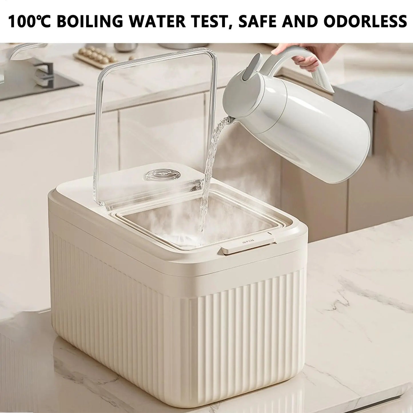 Dog Food Storage Sealed Container for Dog Food Airtight Treat Dispenser Weatherproof for Home Farm Garage Barn Pantry Soybean