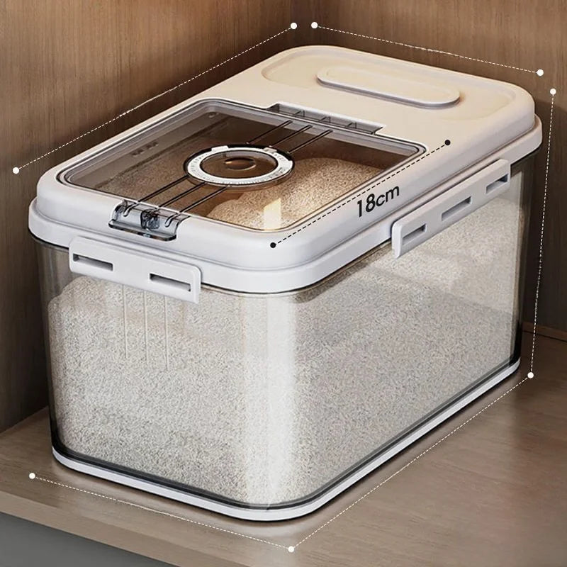 Large Capaci Sed Rice Storage Box Household Kitchen Storage Container for Rice And Flour Anti-Bug And Moisture Proof