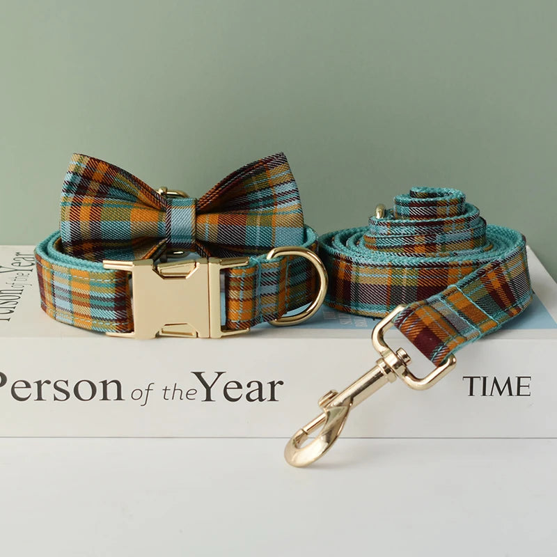 Luxury Dog Leash and Collar ，retractable walking collar for small and big pet .