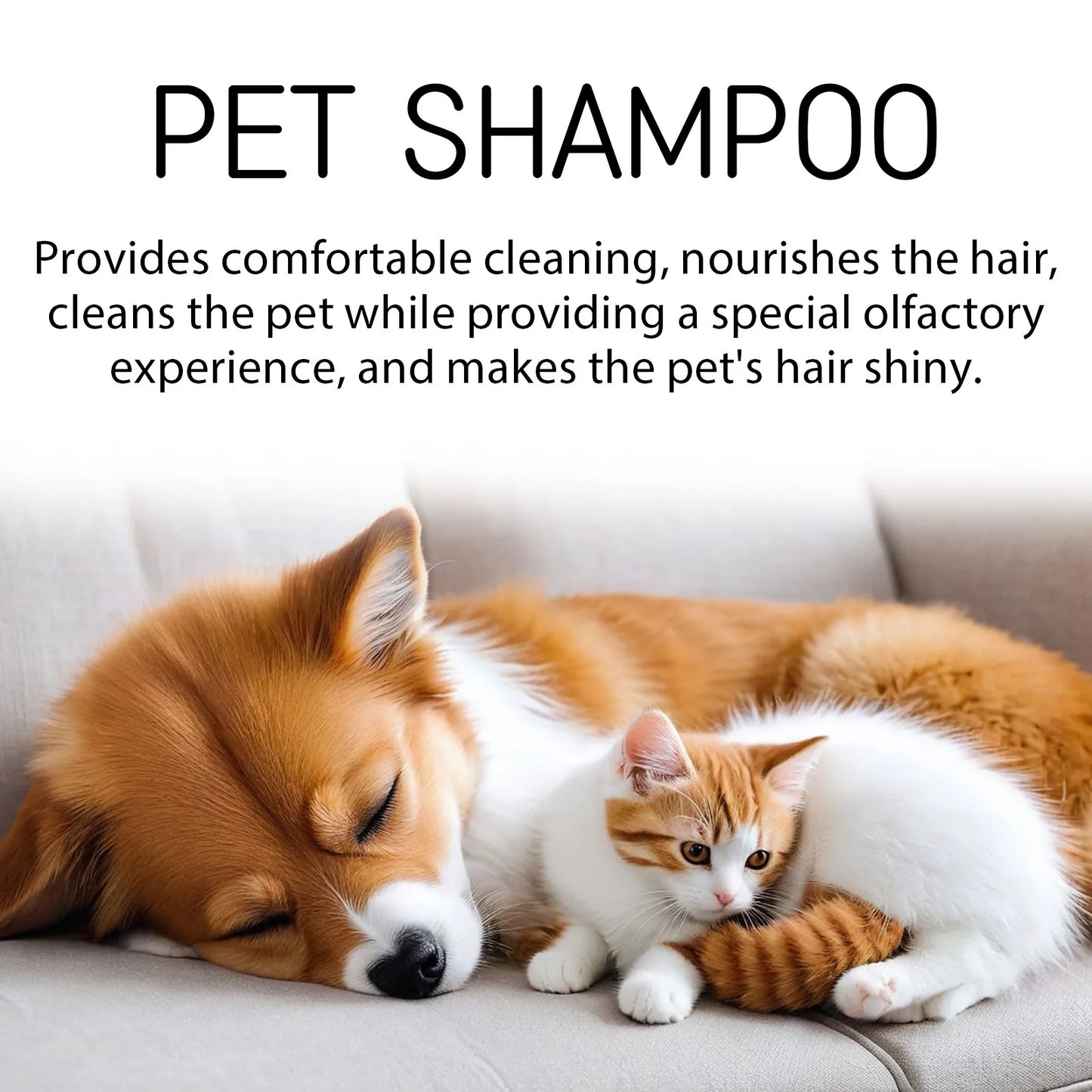 Pet Shampoo Dog Shampoo And Coat Wash For Hydrating Cleansing And Adding To Pet Hair-300ml
