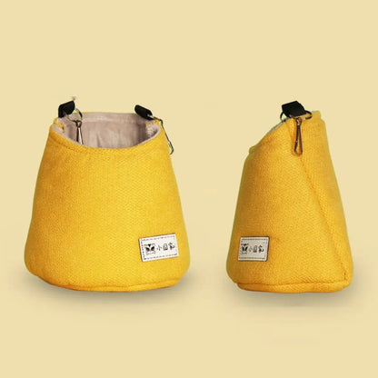 Opening Winter Sugar Glider Pouch Cloth/Plush Hanging Hamster Hanging Bed Soft with Hook Squirrel Bed Cage Autumn