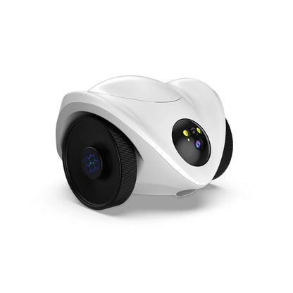 Whole House Mobile Walking Robot with Security Smart Camera for Specific Pet Monitoring & Playing With Remote Laser & Feeding