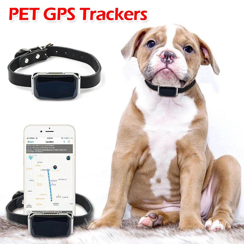 Waterproof Pet GPS Tracker System Locator CatS Dogs Puppy Adjustable Collar Real-Time Call Remote Control GPS Locator