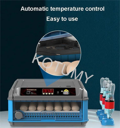Incubator, Chicken Automatic Intelligent Small Incubator, Chicken Duck Goose Household Incubator, Mini Water Bed Incubator