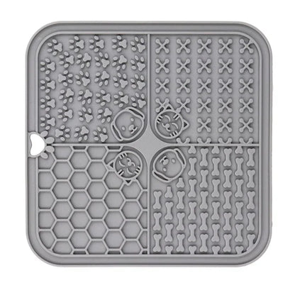 Silicone Dog Supplies: Pet Lick Mat, Slow Food Plate, Bathing Distraction Sucker, Food Training Feeder
