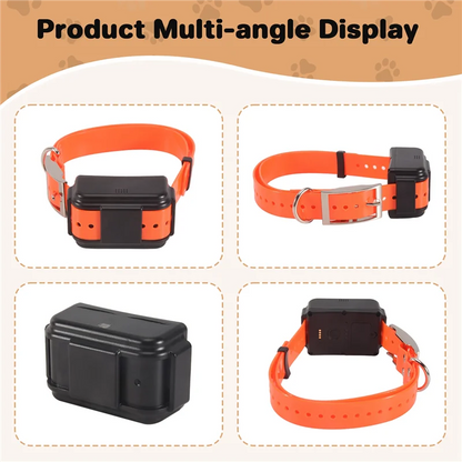 -ABAB Pet Tracker Gps Collar For Dogs Real Time Tracking Animal IP67 Waterproof Hound Locator For Medium Big Dog