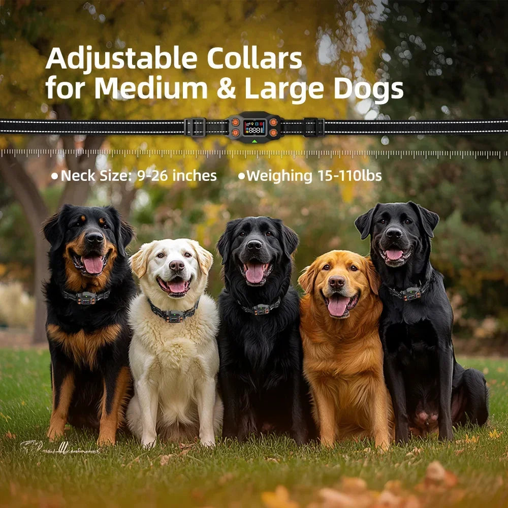 New Upgrade Smart GPS Wireless Dog Fence, Pet Training Collar,Electronic Fence,Invisible Virtual Outdoor Waterproof OLED Screen
