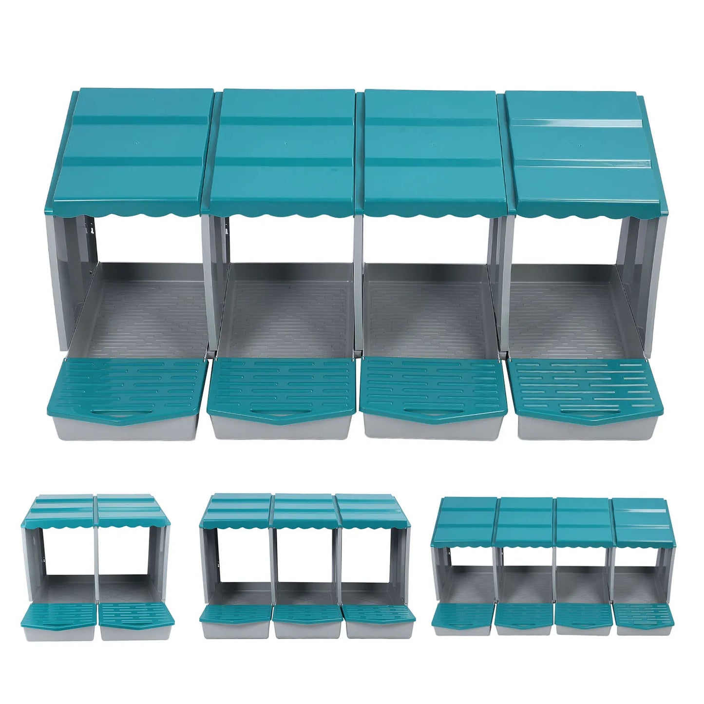 Chicken Nesting Box PP Chicken Egg Laying Box for Hens Ducks Poultry Comfortable Spacious Easy To Clean Chicken Egg Laying Box
