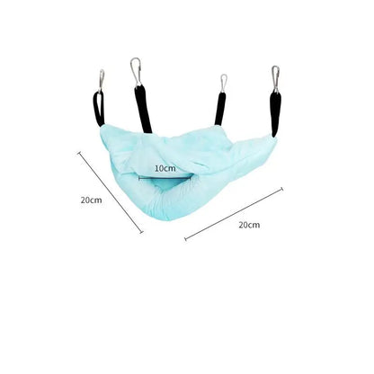 Pet Bird Parrot Hangable Cages Warm Hammock Hut Tent Warm Durable Wear-resistant Hanging Cave Sleeping Hatching Cage Decoration
