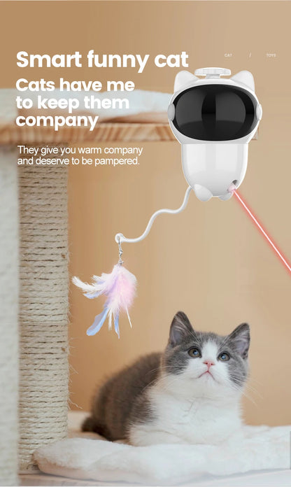 Infrared laser automatic cat teasing device, intelligent electric cat toy, self entertaining and relaxing pet toy