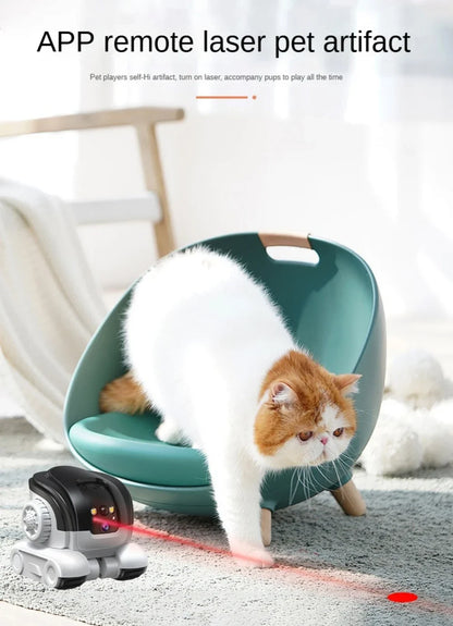 Pet Camera Dual Lens Wifi Camera Robot Pet Tracking Color Night Vision Laser Indication Teasing Remote Monitor Home Camera